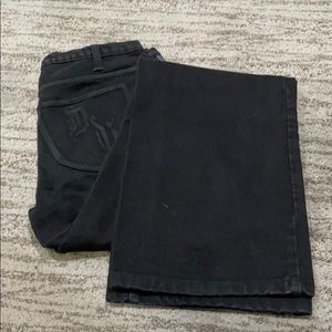 VERSACE Black Denim Jeans size 27